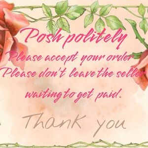 Please ACCEPT orders